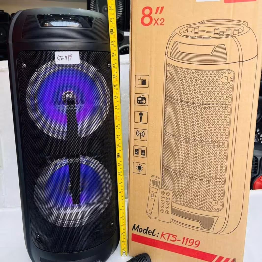     اسپیکر 1199 برند kts بلوتوثی و میکروفون دار