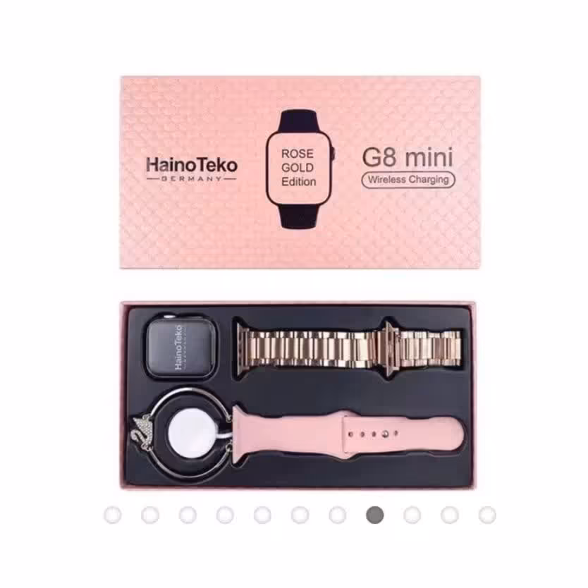 ساعت هوشمند اورجینال با کیفیت هاینو تکو مدل G8 Mini دارای 2 بند