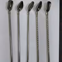 نی قاشقی  استیل  درجه یک 6نفر