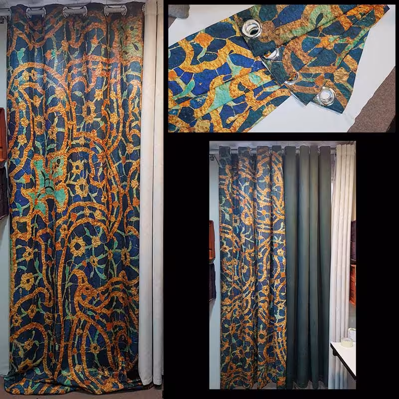 نمونه اجرایی پرده چاپی