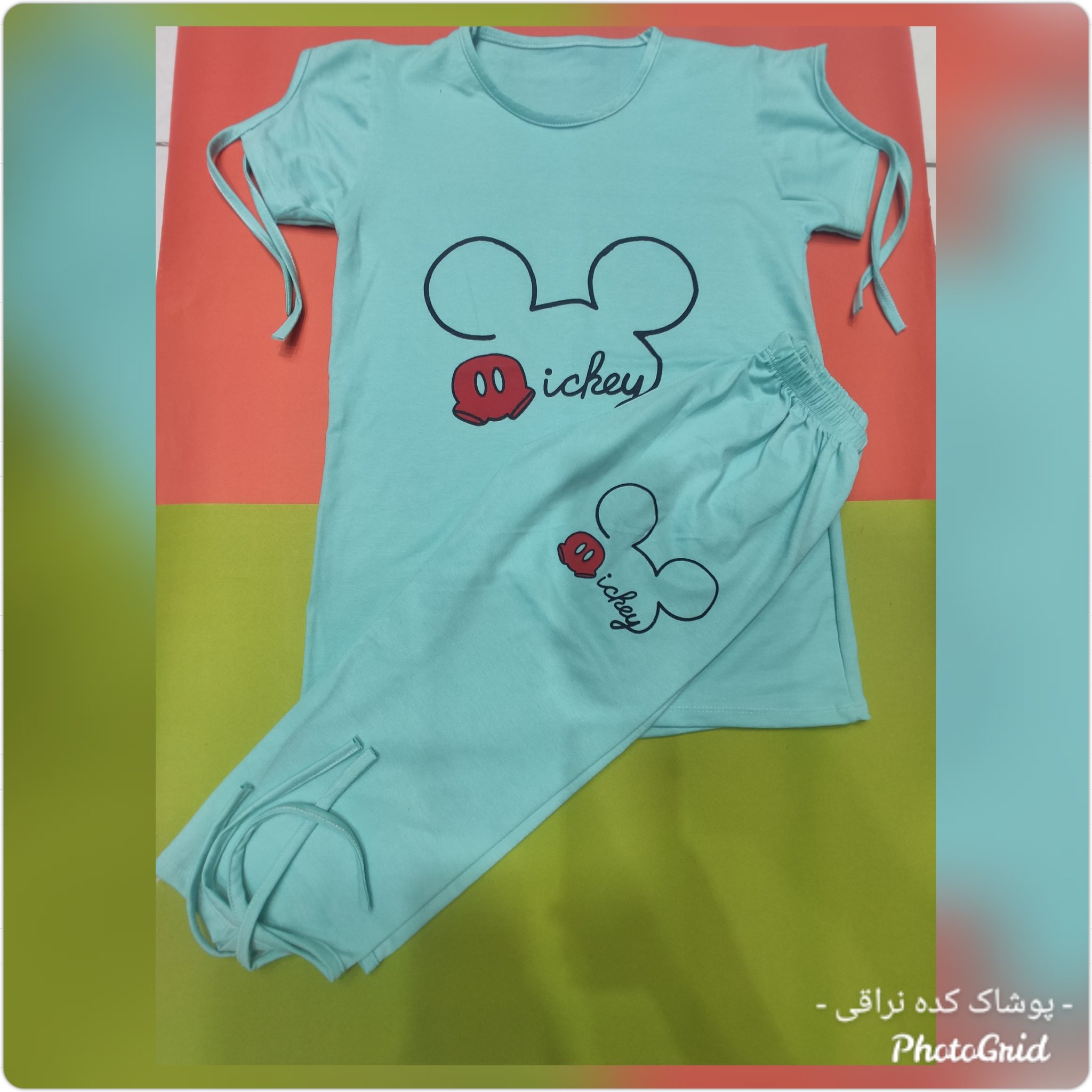 ست تاپ شلوارک زنانه