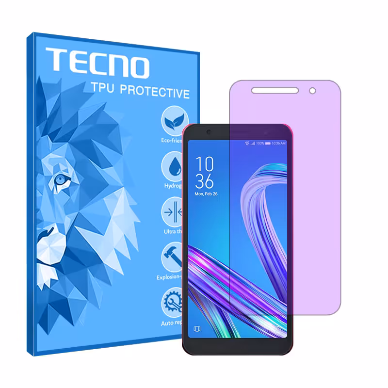 گلس ایسوس Zenfone Live L2 مدل آنتی پرپل برند تکنو کد S