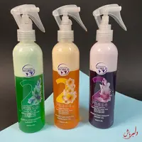 نرم کننده مو آبرسان موهای خشک و اسیب دیده جلوگیری از موخوره حاوی ویتامین ای شادابی مو گره باز کن مو اسپری دوفاز مو