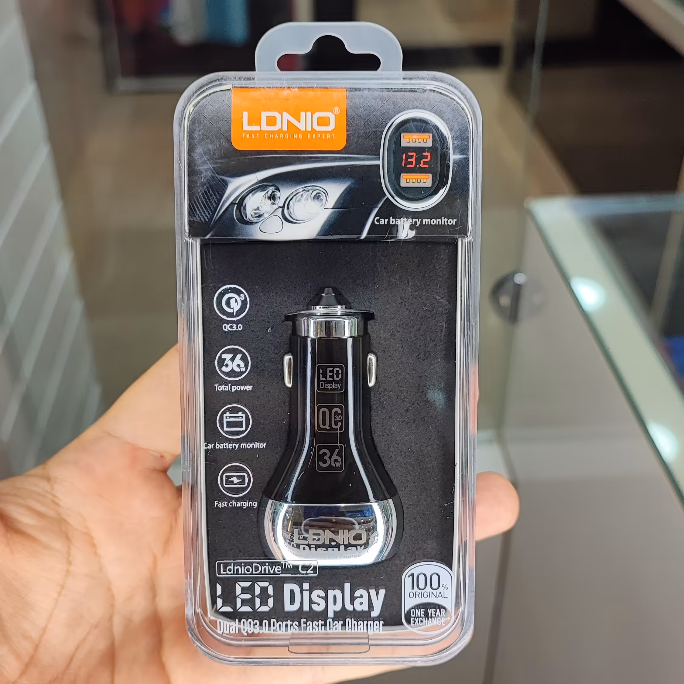 شارژر فندکی LDNIO