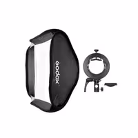 کیت هولدر S-type و سافت باکس S2 سایز 40x40 برای اسپیدلایت