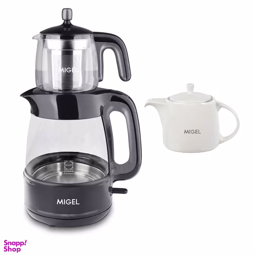 چای ساز میگل مدل GTS 070-B به همراه قوری چینی هدیه