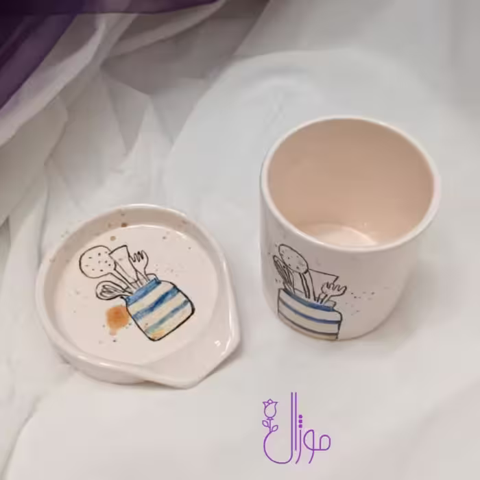 جای کفگیر و ملاقه سرامیکی