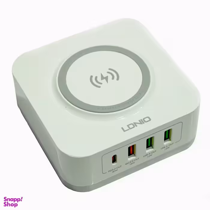 شارژر بی سیم 30 وات الدینیو مدل AW004