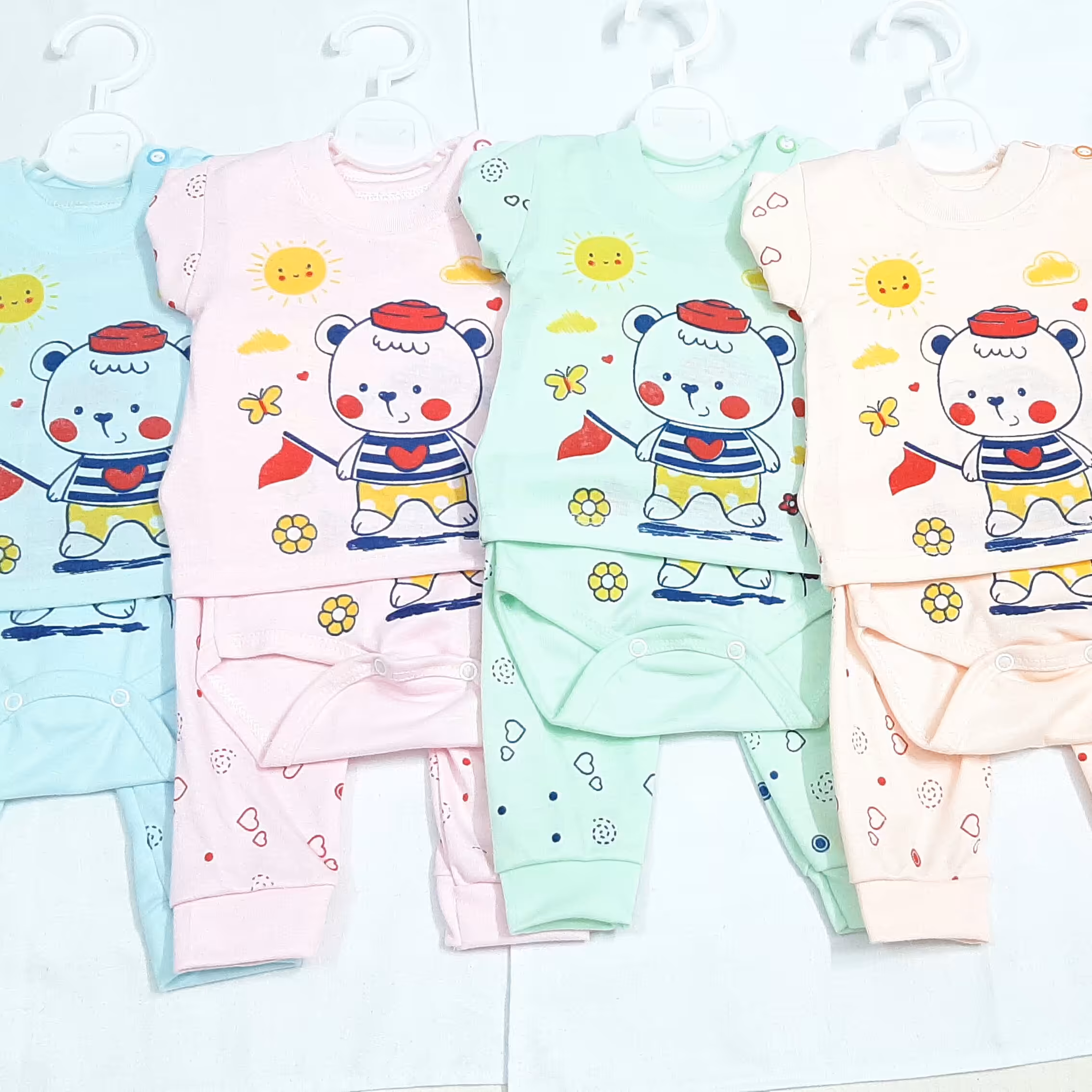 سه تیکه طرح خرس ورزشکار