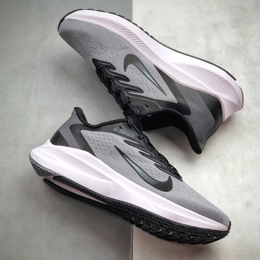 کتونی نایکی وینفلو7 مدل Nike Air Zoom Winflo 7 Grey