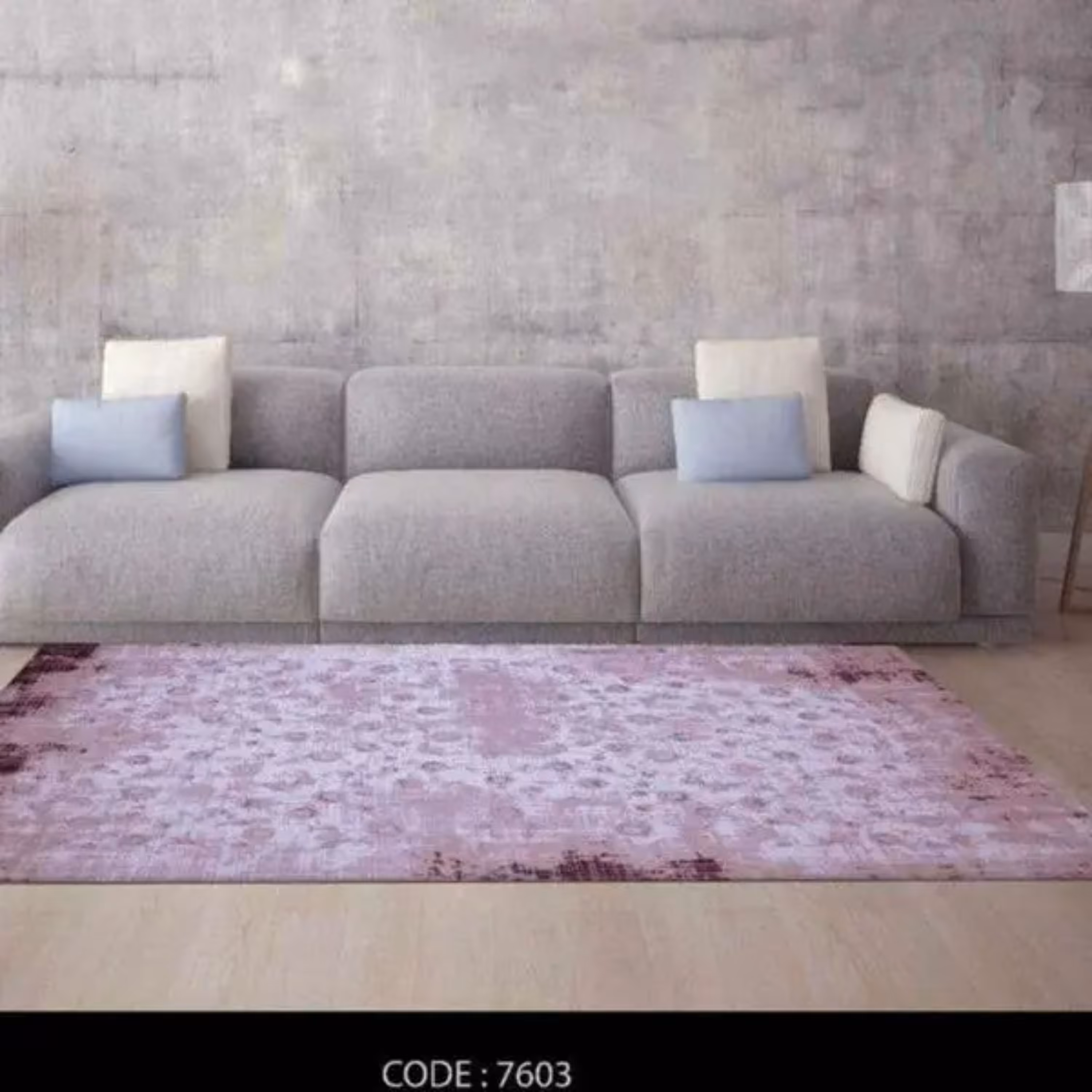 روفرشی کشدار راشل مخمل- طرح 7603در ابعاد12 متری