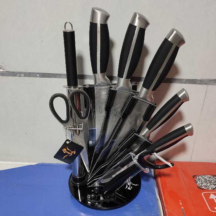 سرویس چاقو آشپزخانه 9 پارچه وینکس 