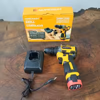 دریل شارژی براشلس صنعتی تک باتری هاردمن مدل 2105