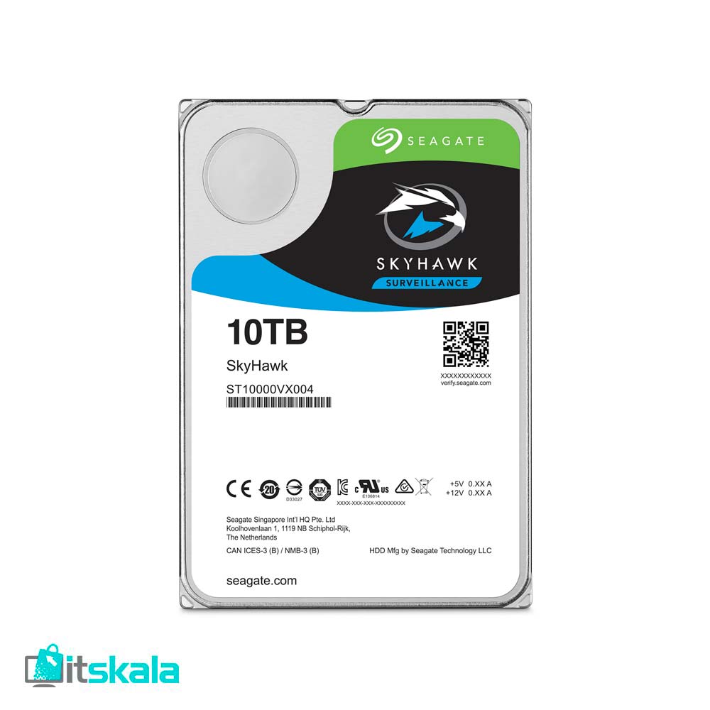قیمت و خرید هارد دیسک سیگیت مدل SEAGATE SKYHAWK SURVEILLANCE-10TB | ITSKALA