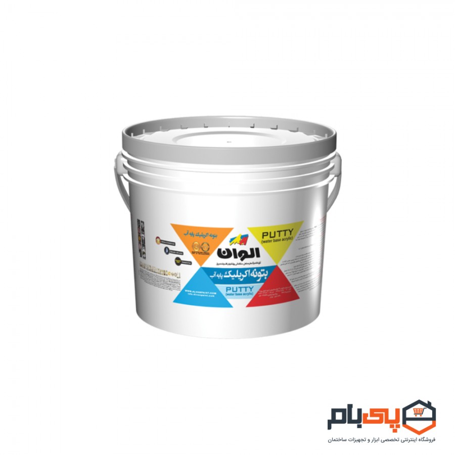 بتونه اکریلیک پایه آب الوان مدل ALCO-3121 حجم گالن