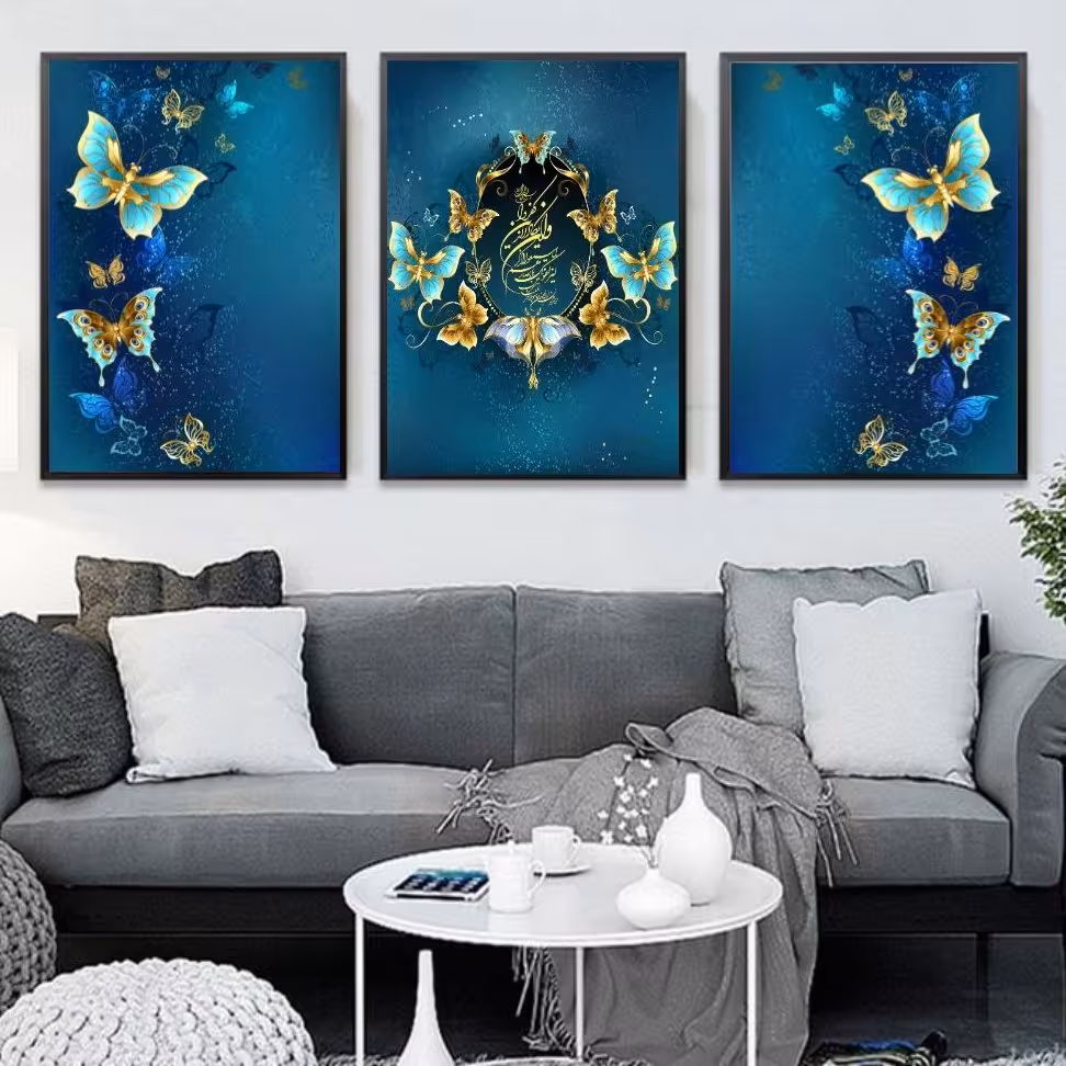 تابلو دکوراتیو 3تیکه  کد 0098