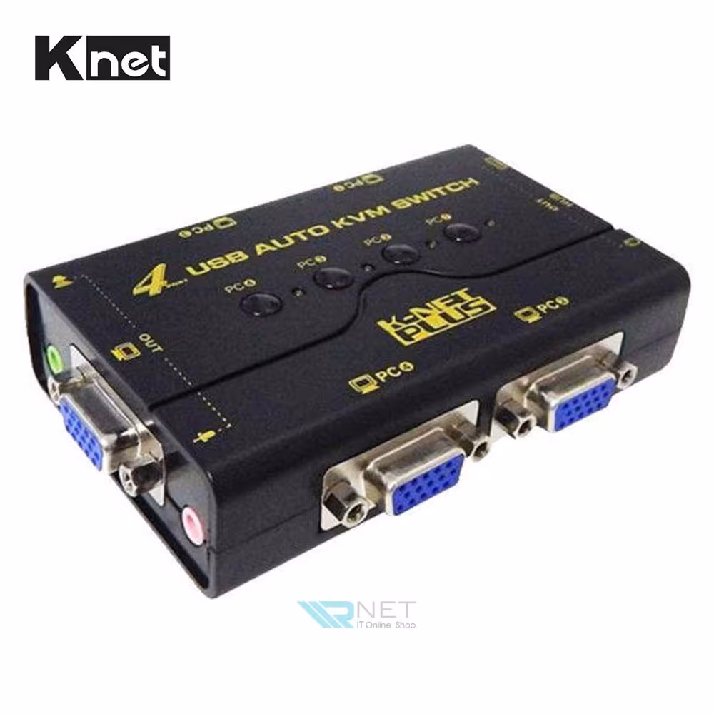 سوییچ KVM کی نت پلاس مدل K-net KP-SWKV004