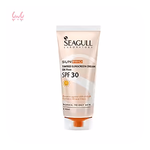 کرم ضد آفتاب SPF30 رنگی فاقد چربی سی گل