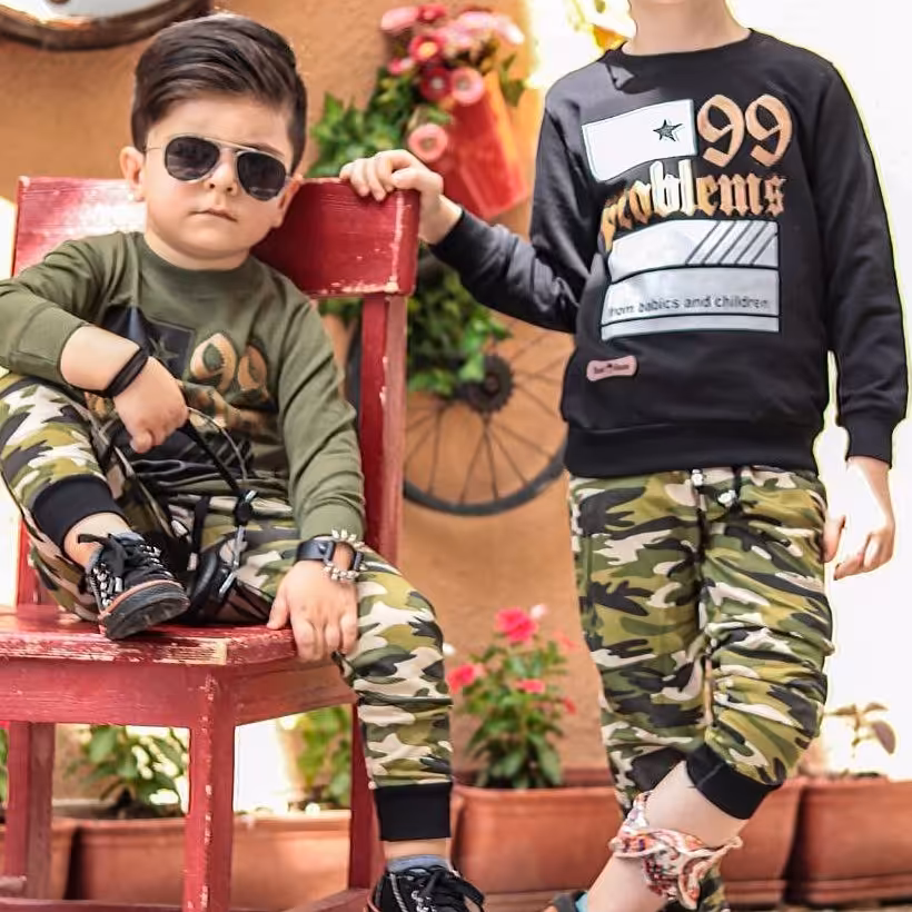 ست دو تیکه چریکی با کیفیت عالی