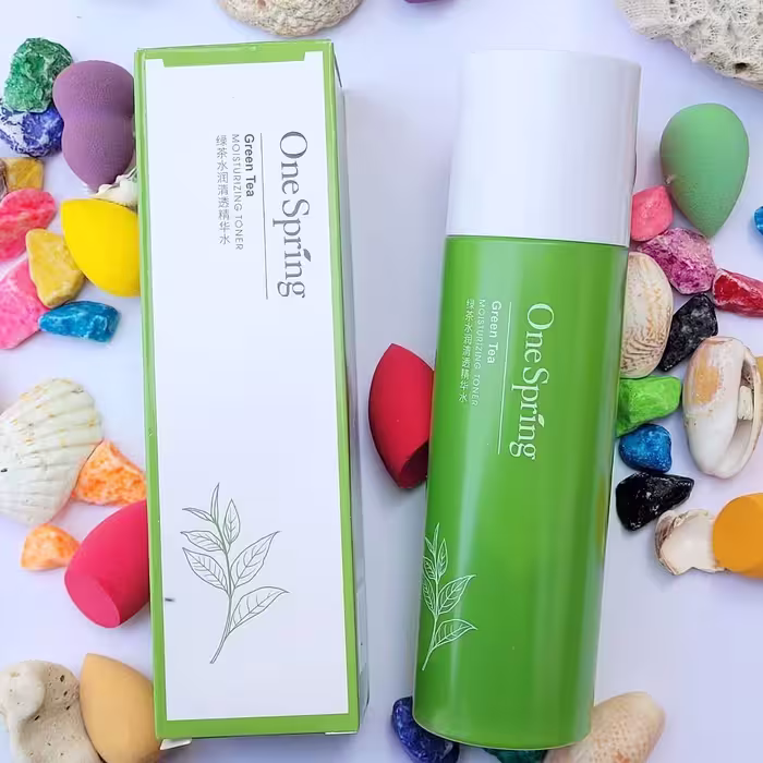 تونر چای سبز کوچک کننده منافذ وان اسپرینگ GREEN TEA TONER 