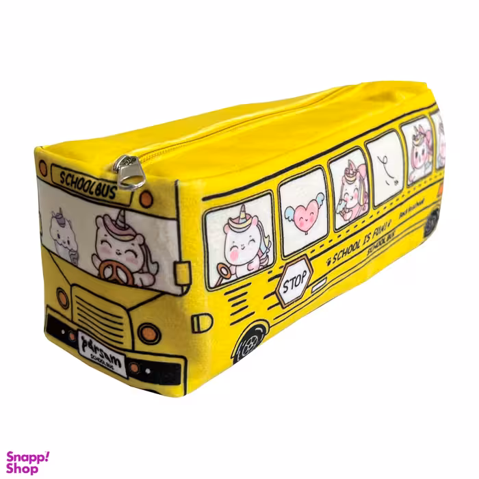 جامدادی طرح اتوبوس یونیکورن تپلی