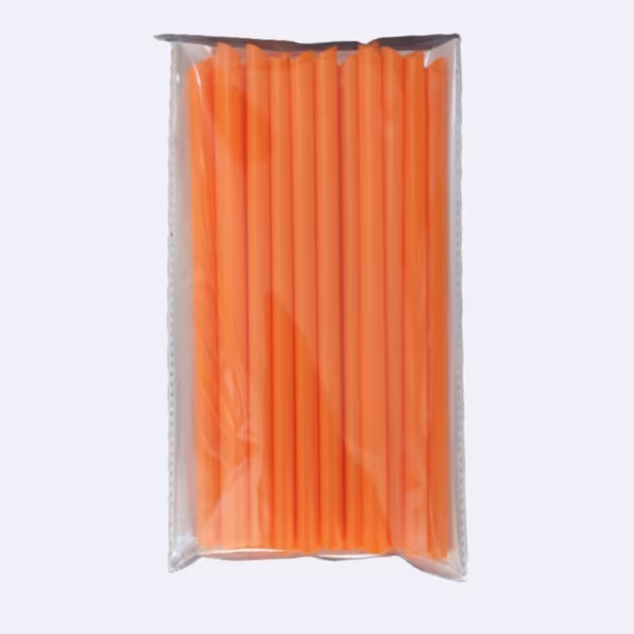 نی نوشیدنی یکبار مصرف مدل ضخیم کد 1 بسته 100 عددی