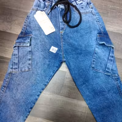 شلوار 6جیب کمر کشی