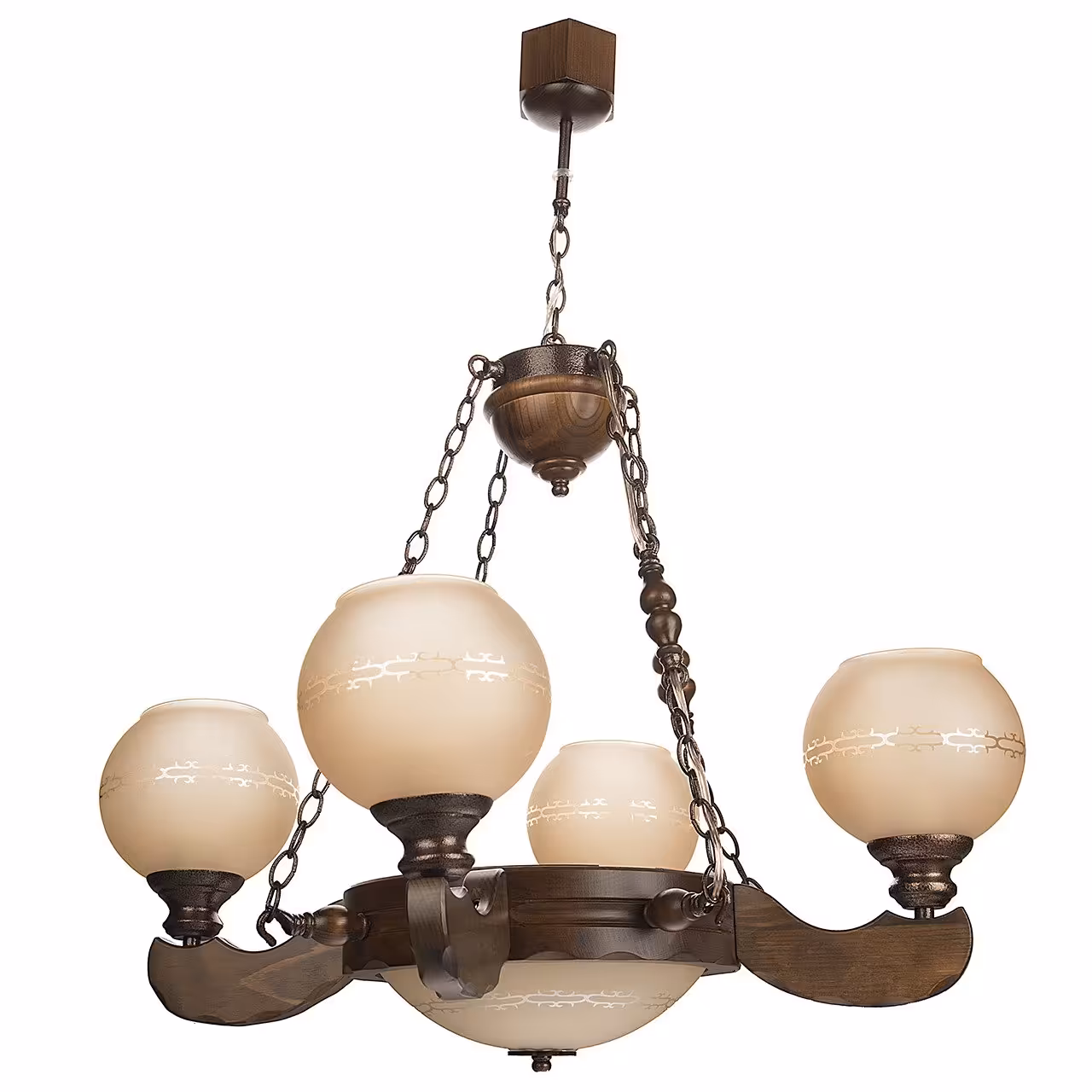 لوستر دارکار مدل رومی 4 شعله