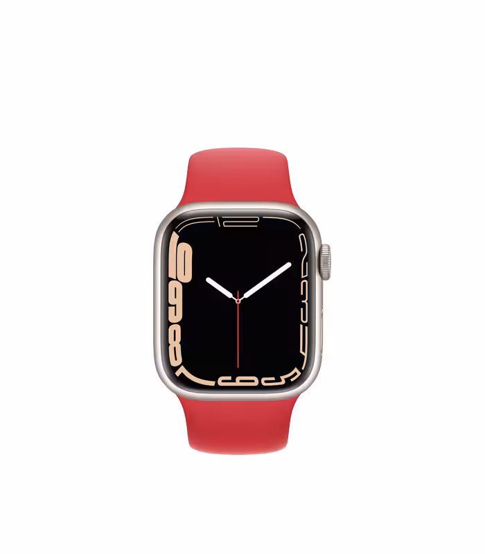 ساعت هوشمند اپل واچ سری 7 مدل Starlight Aluminum Case with Sport Band 41mm