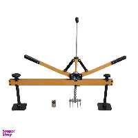 تگرگ کش خط درار صافکاری تکنو صاف مدل دو پایه کد YPB-CHANGAKDAR-86x12x79CM