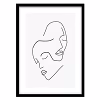 قیمت و خرید تابلو دکوراتیو مدل لاین‌آرت انتزاعی کد 029