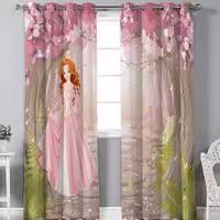 پرده النا  پنلی طرح پرنسس 1