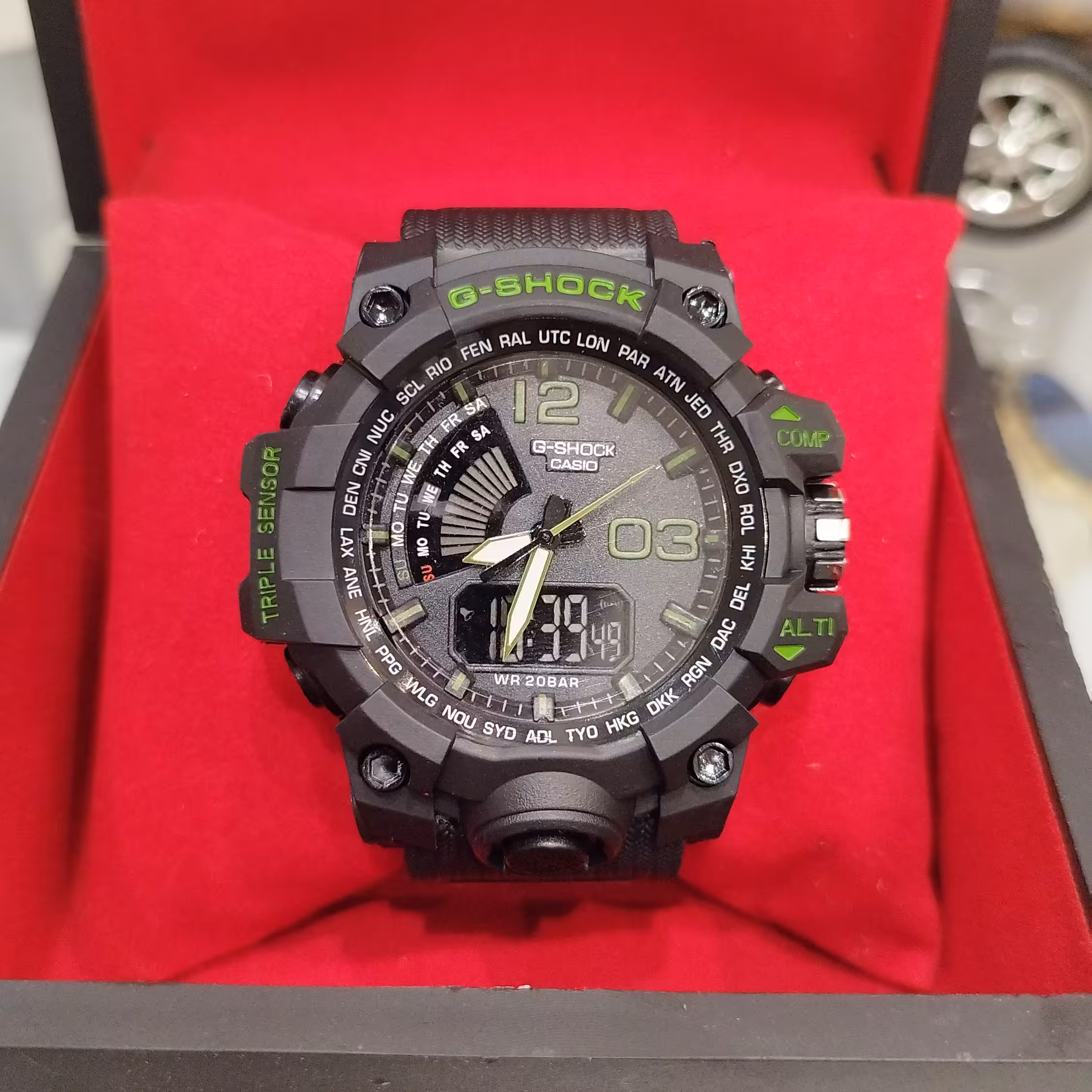 ساعت مچی دیجیتال چند موتوره جی شاک G-SHOCK مدل G11 های کپی ضدآب