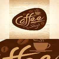 وکتور طرح لوگو کافی شاپ | گرافیک با طعم تربچه