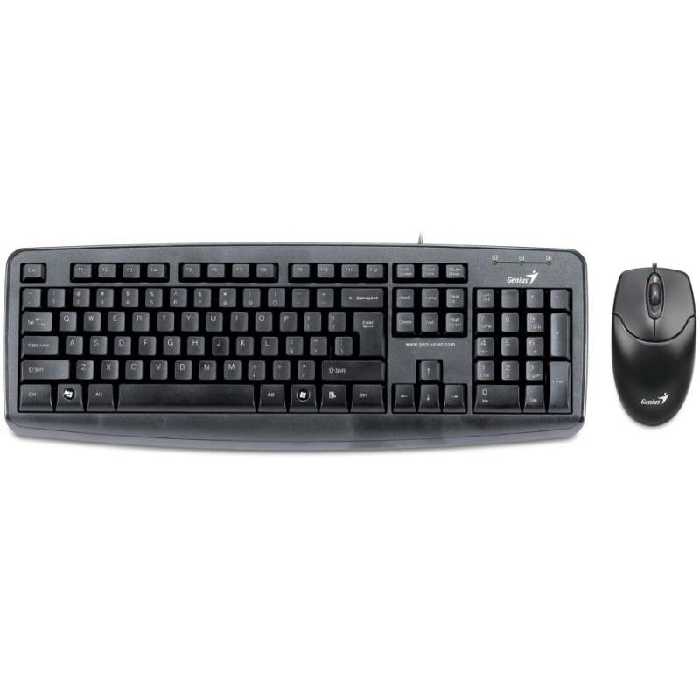 کیبورد و ماوس با سیم آفیس جنیوس مدل کی ام 130