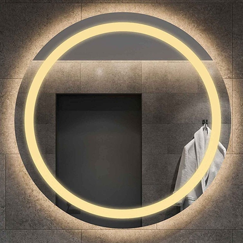 آینه لمسی  مدل دایره کد02 قطر 60 سانتی متر