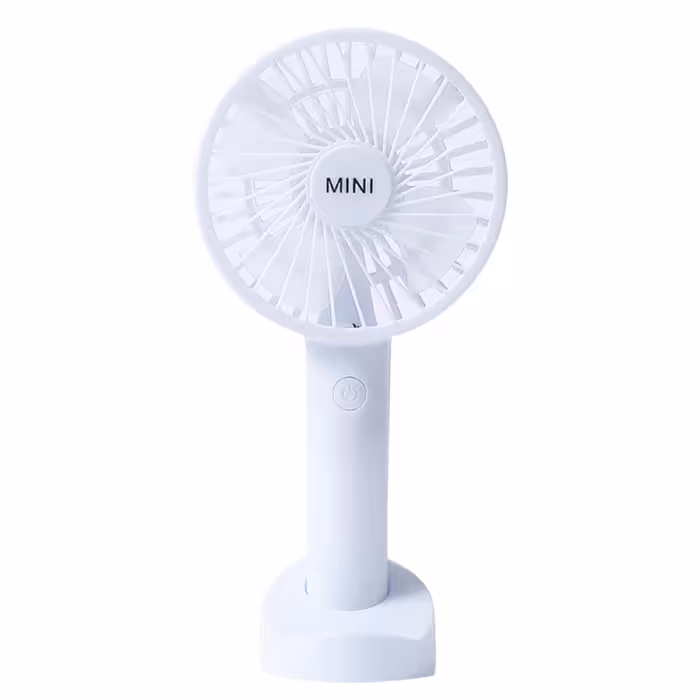 پنکه شارژی مدل بادبزن MiniCool HandFan رنگ آبی آسمانی