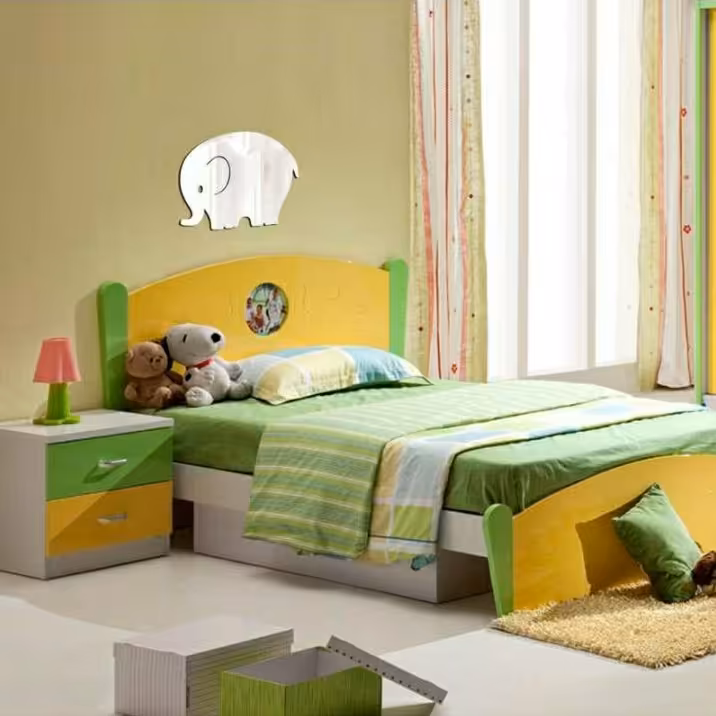 آینه پلکسی طرح فیل کوچولو گارانتی 18 ماهه و ضمانت اصالت کالا