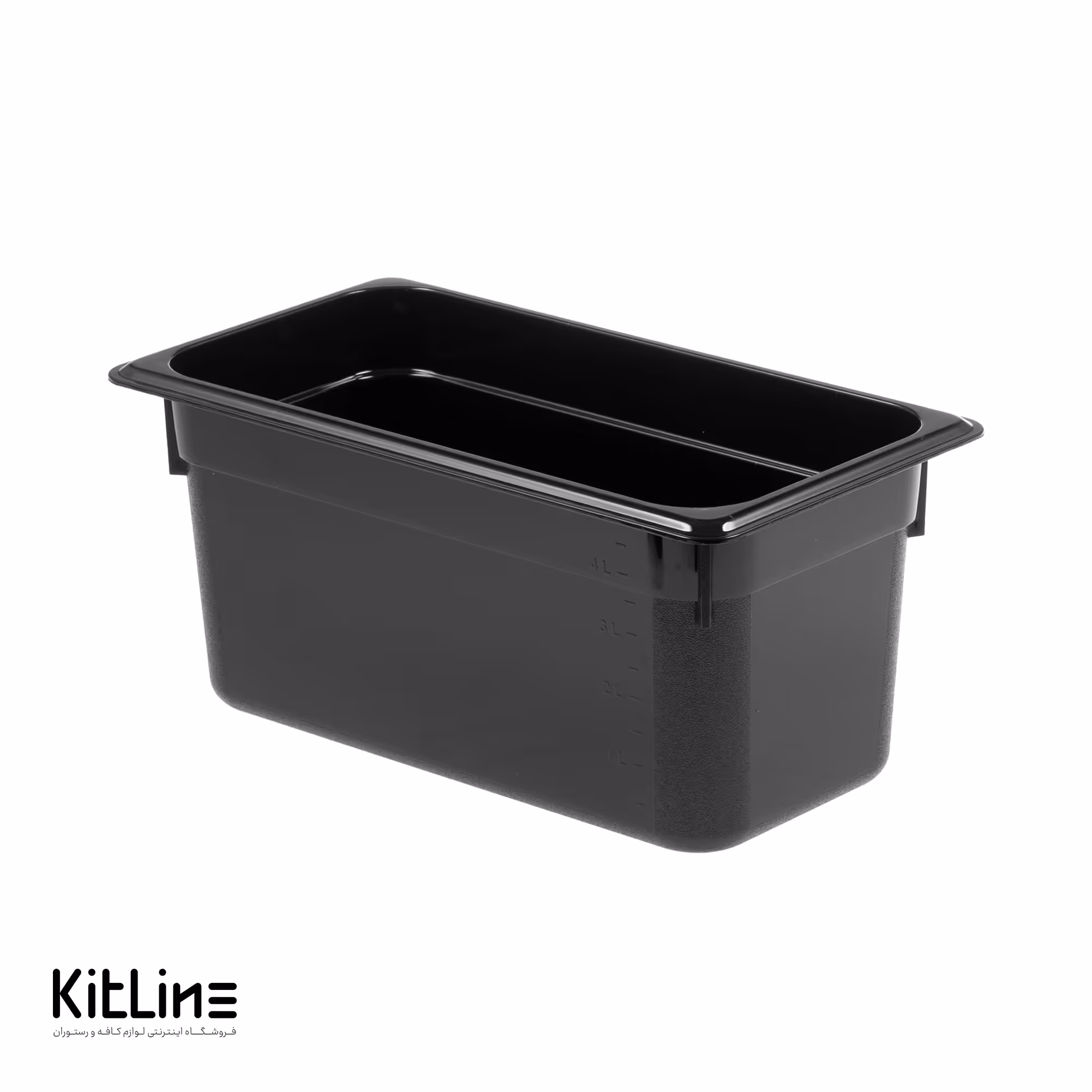 بن ماری 1/3 پلی کربنات عمق 15 مشکی بدون در