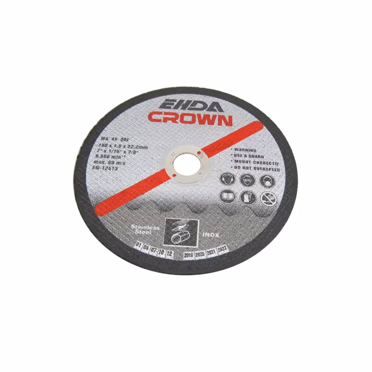 صفحه برش استیل 180میلی متر طرح  کرون CROWN