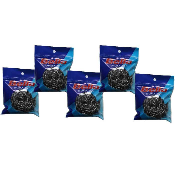 سیم ظرفشویی بلا مدل 35 گرمی  stainless steel بسته 5 عددی 