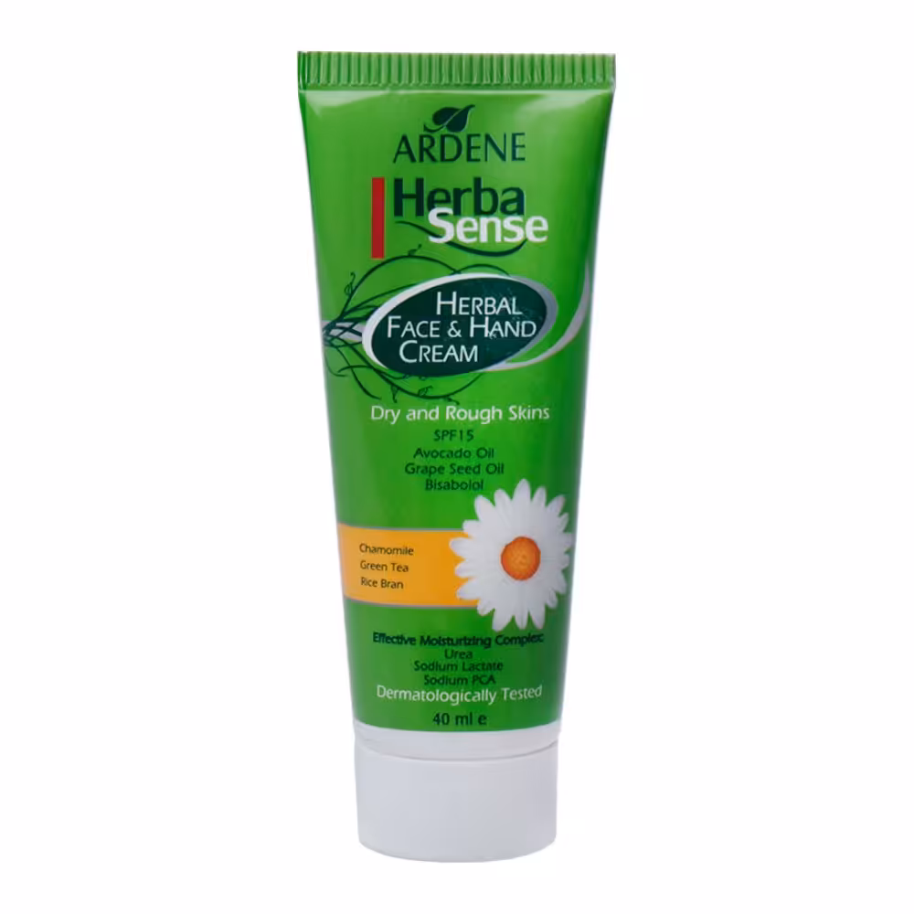 کرم گیاهی دست و صورت آردن مدل هرباسنس 40 میلی لیتر