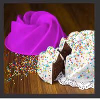 قالب سیلیکونی پیچ متوسط پخت کیک و انواع دسر. قابل استفاده درفروماشین ظرفشویی 