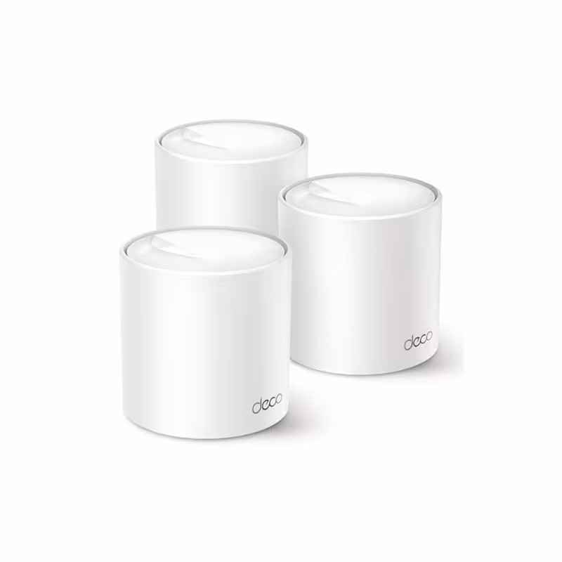 روتر و اکسس پوينت بی‌سیم و دوباند گیگابیت AX3000 تی پی لينک مدل TPLINK Deco X50 (3-Pack)