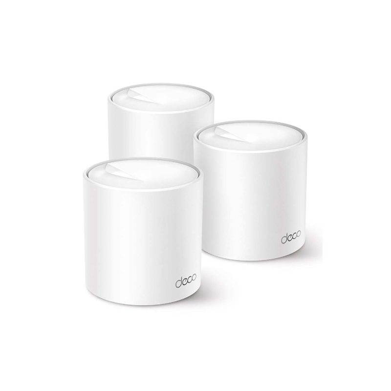 روتر و اکسس پوينت بی‌سیم و دوباند گیگابیت AX3000 تی پی لينک مدل TPLINK Deco X50 (3-Pack)