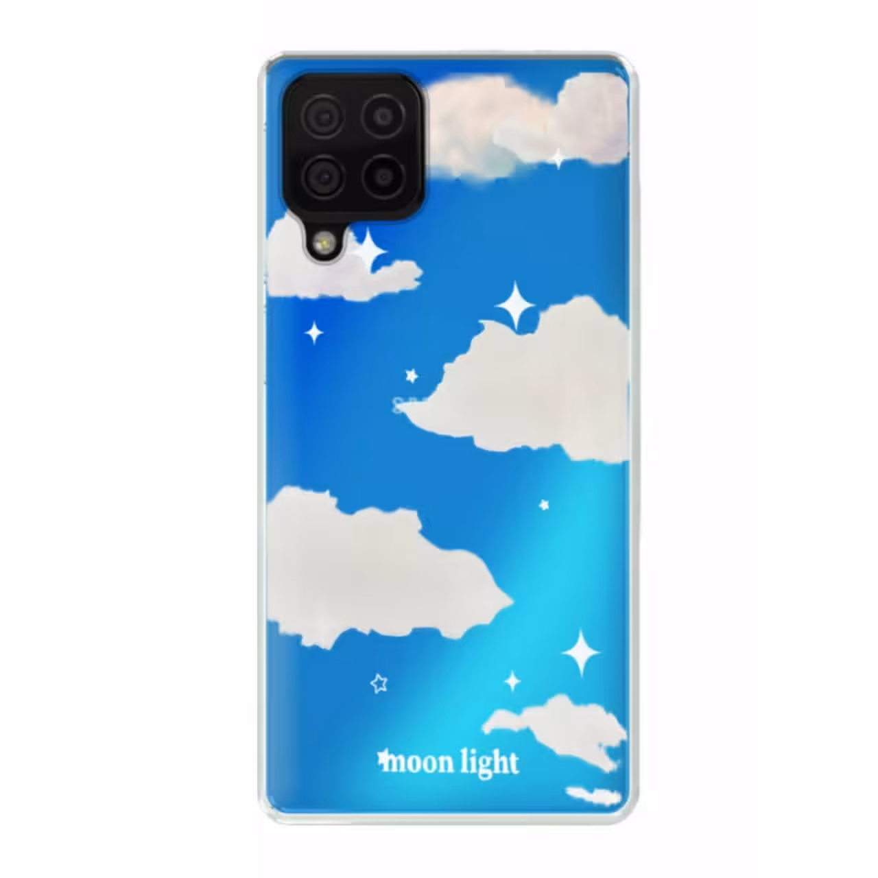 قاب گوشی سامسونگM12  A12 مدل ابر آینه ای هولوگرامی جنس شفاف imd