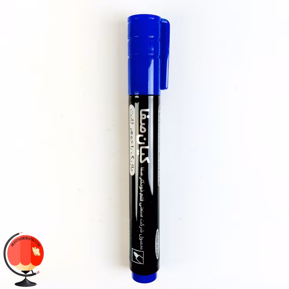 ماژیک جوهر ثابت آبی نوک گرد کیان