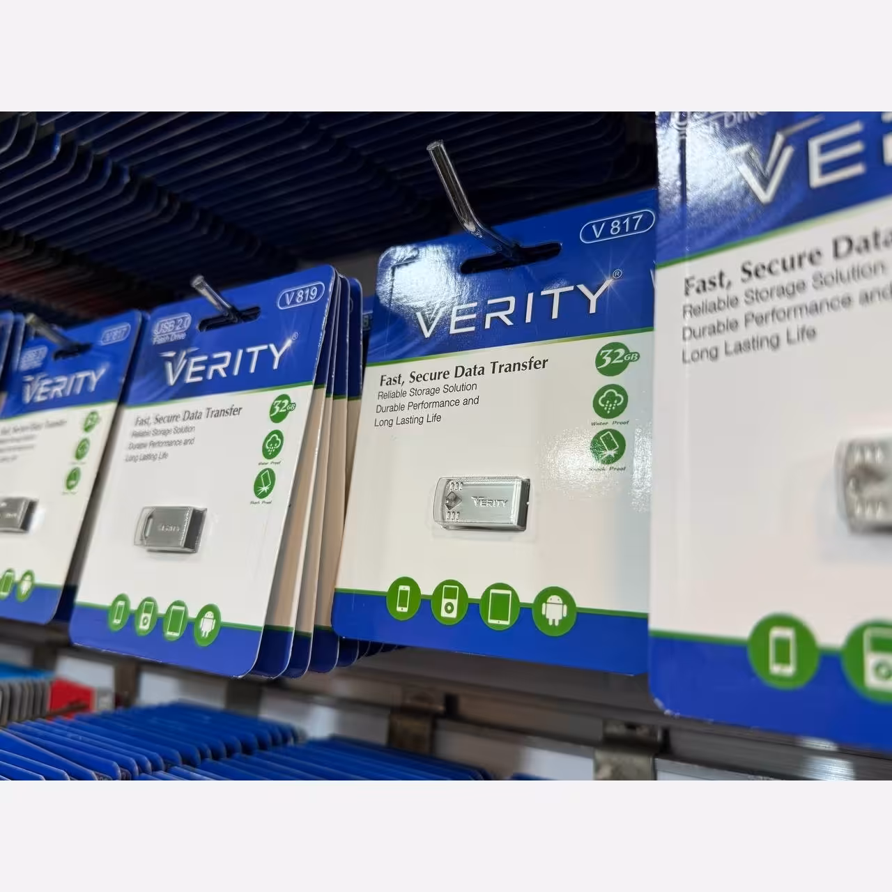 فلش 32گیگ وریتی اورجینال همراه otgهدیه ضدآب گارانتی عمری کیفیتhdسرعت بالا فلش32گیگ مموری فلش32گیگ ارسال رایگان فلش