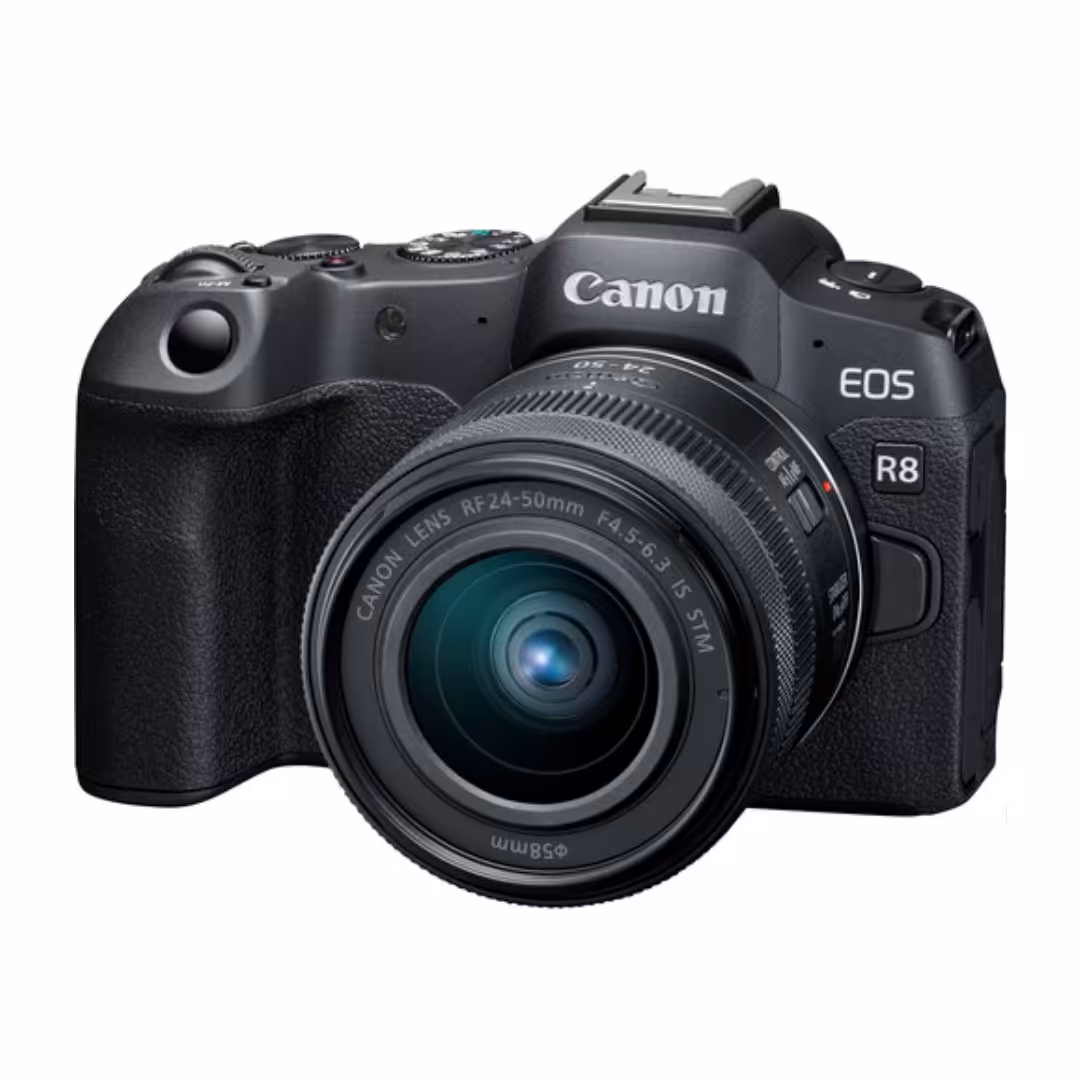 دوربین عکاسی کانن Canon EOS R8 Mirrorless Camera with RF 24-50mm f/4.5-6.3 IS STM Lens