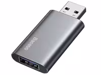 فلش مموری و آداپتور شارژ بیسوس Baseus Enjoy Music U-Disk 64GB ACUP-C0A ظرفیت 64 گیگابایت